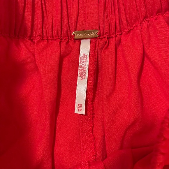 SOLD Free People Fez Set in Red Tulip size XS - Picture 11 of 13